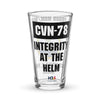 Customizable USS GERALD R. FORD Shaker pint glass