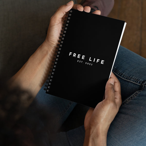 FREE LIFE LLC. Spiral notebook