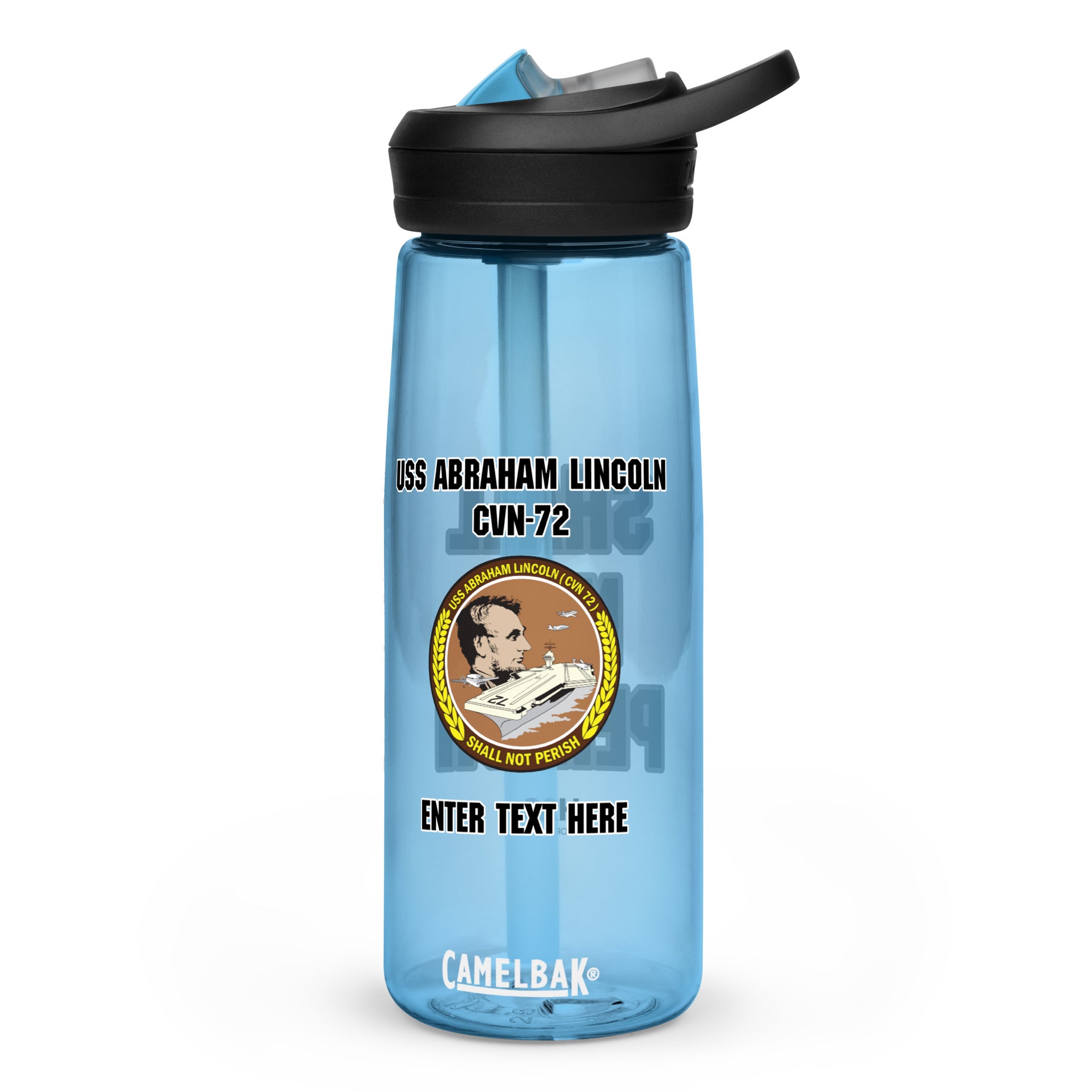 Customizable Camelbak® USS ABRAHAM LINCOLN Sports water bottle