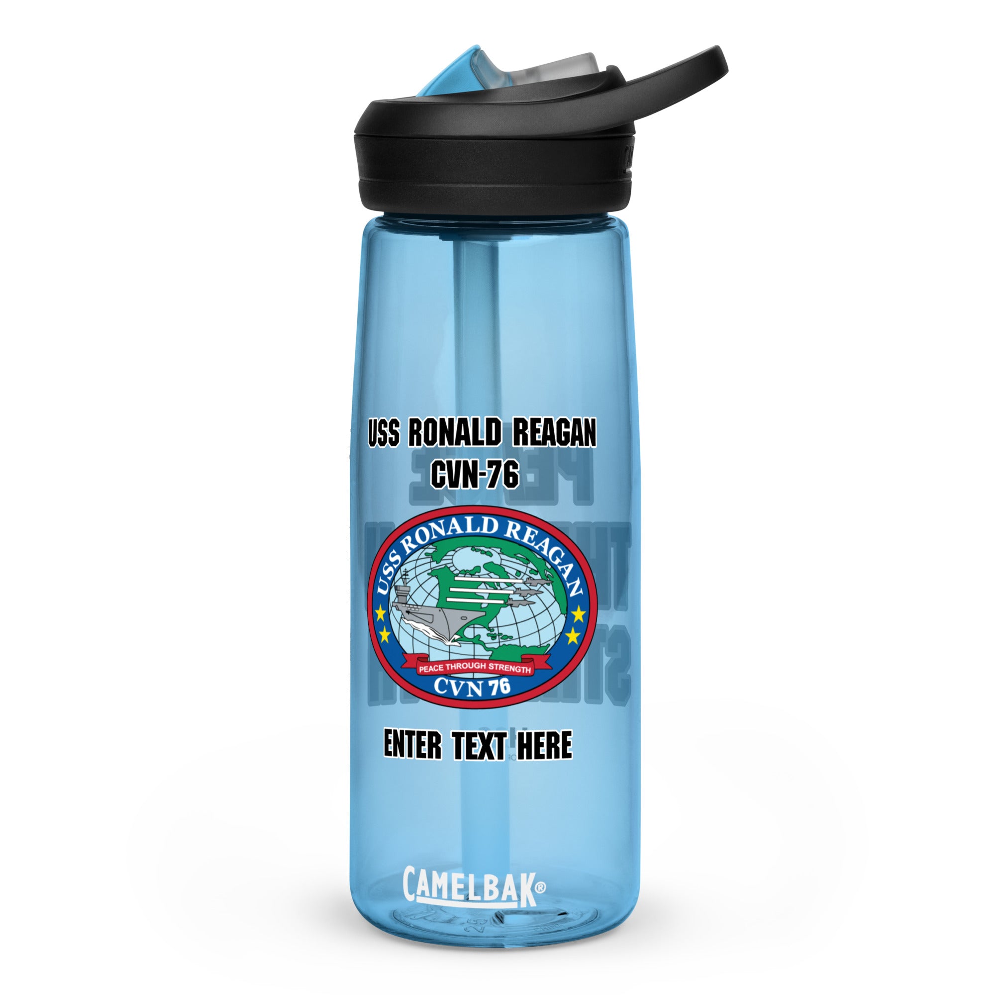 Customizable Camelbak® USS RONALD REAGAN Sports water bottle