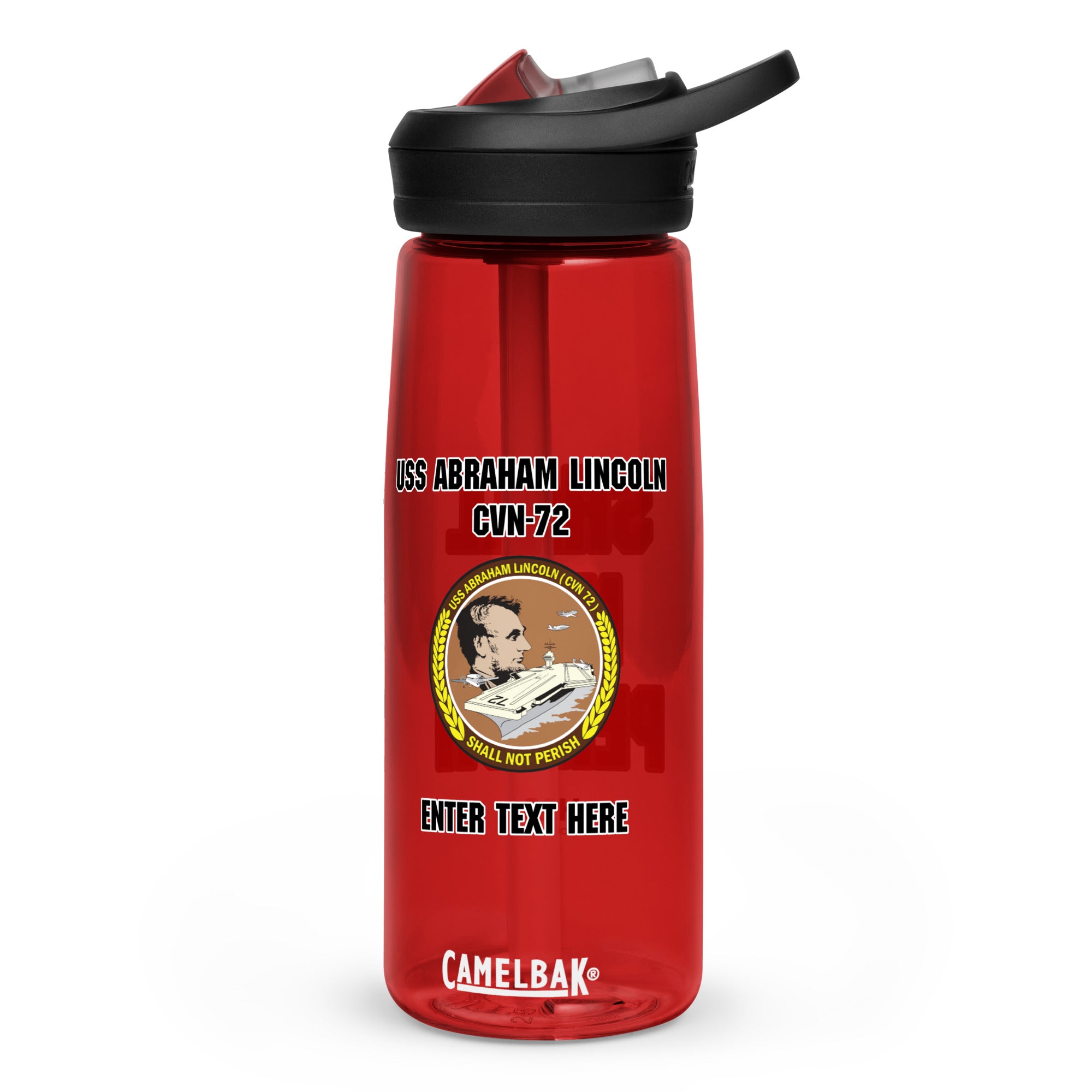 Customizable Camelbak® USS ABRAHAM LINCOLN Sports water bottle