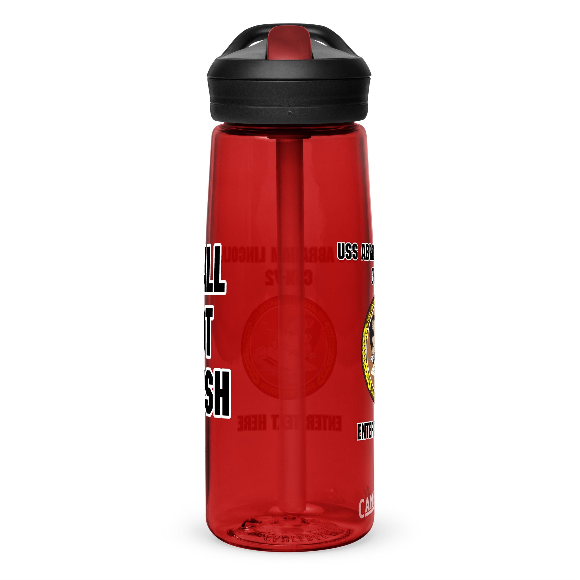 Customizable Camelbak® USS ABRAHAM LINCOLN Sports water bottle