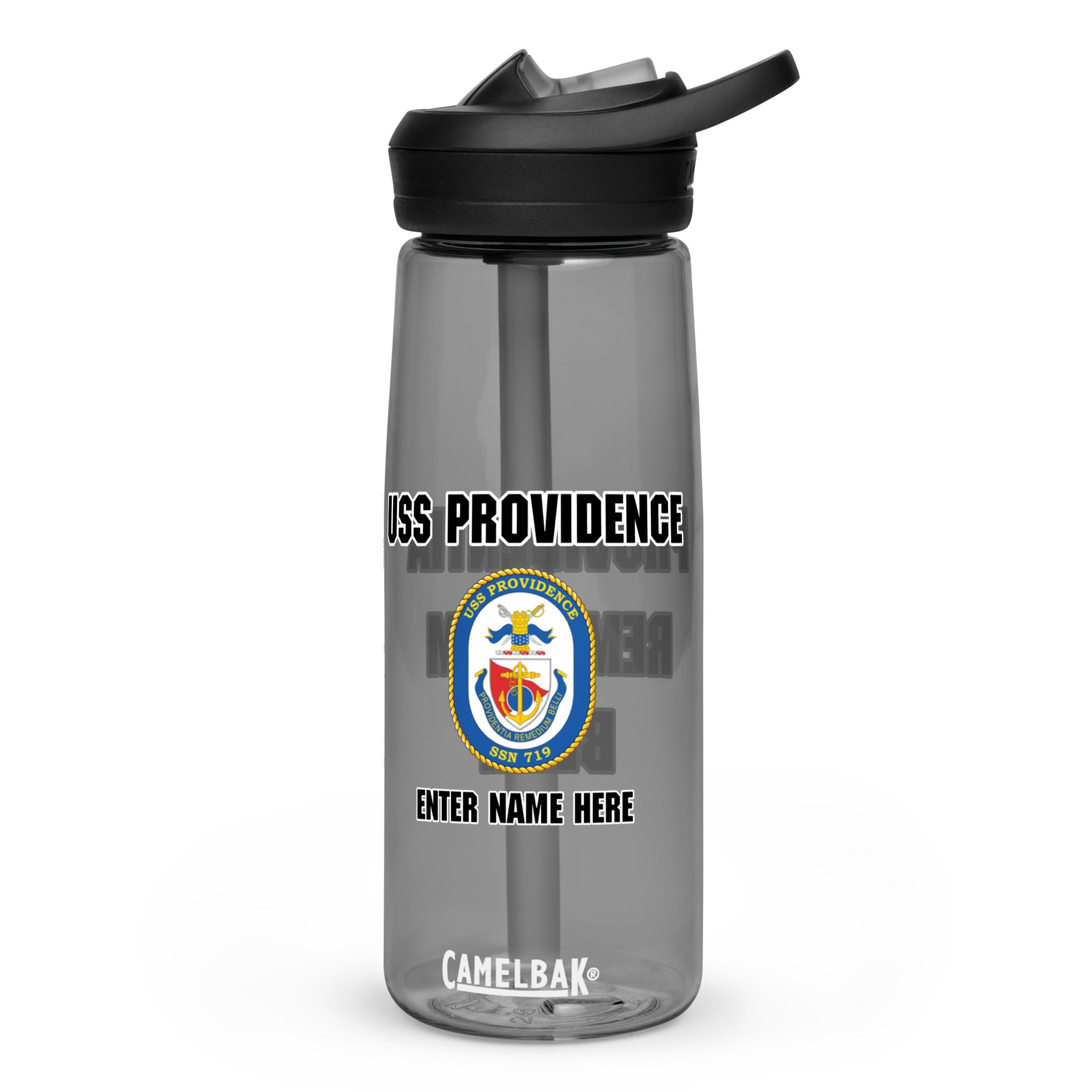 Customizable USS PROVIDENCE (SSN-719) Sports water bottle