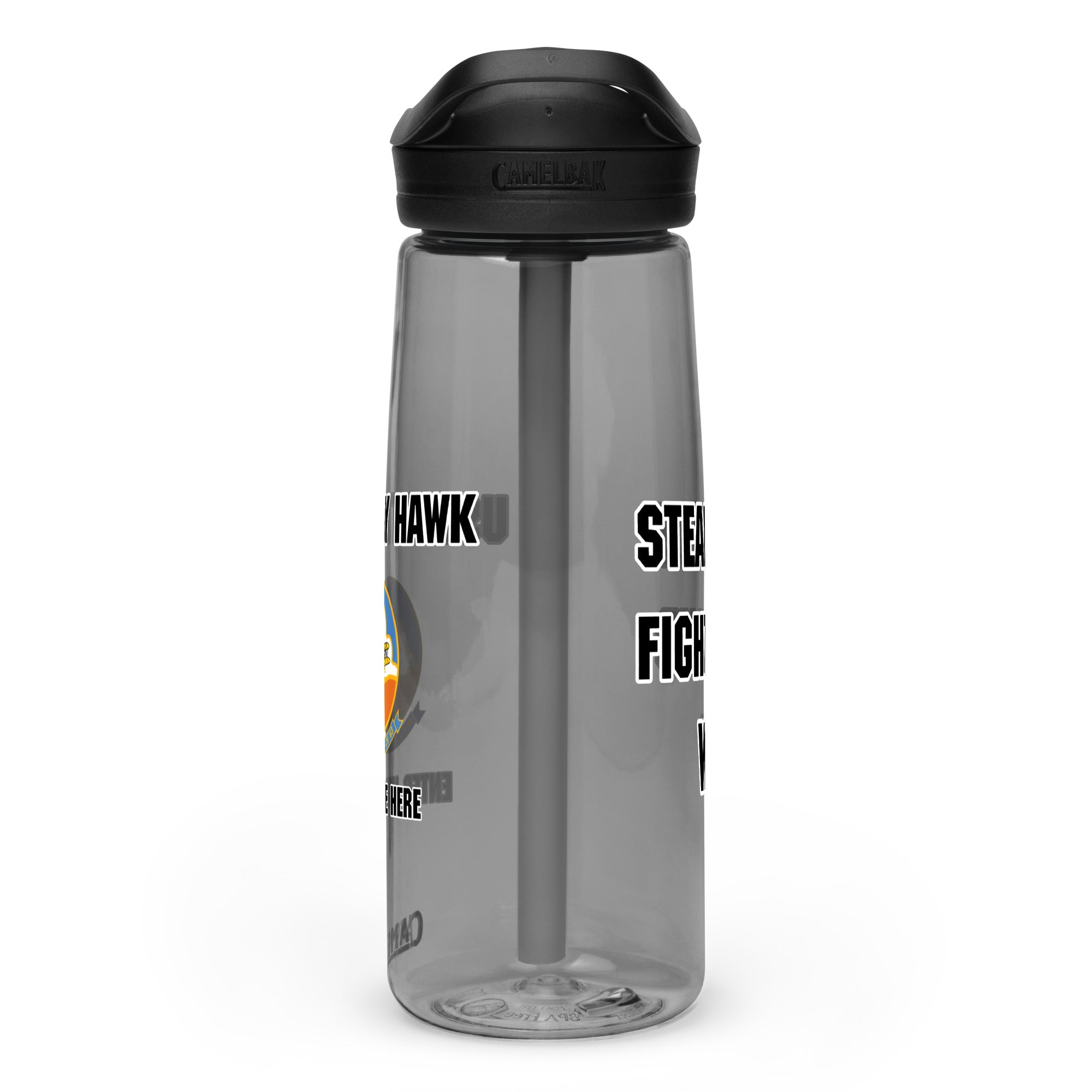 Customizable USS KITTY HAWK Sports water bottle