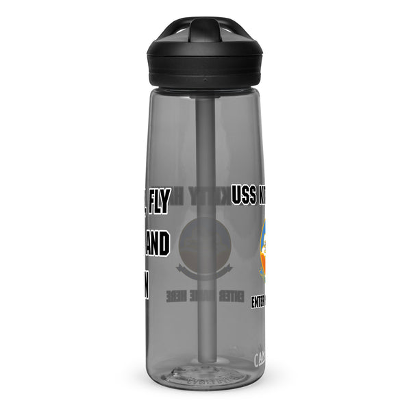 Customizable USS KITTY HAWK Sports water bottle