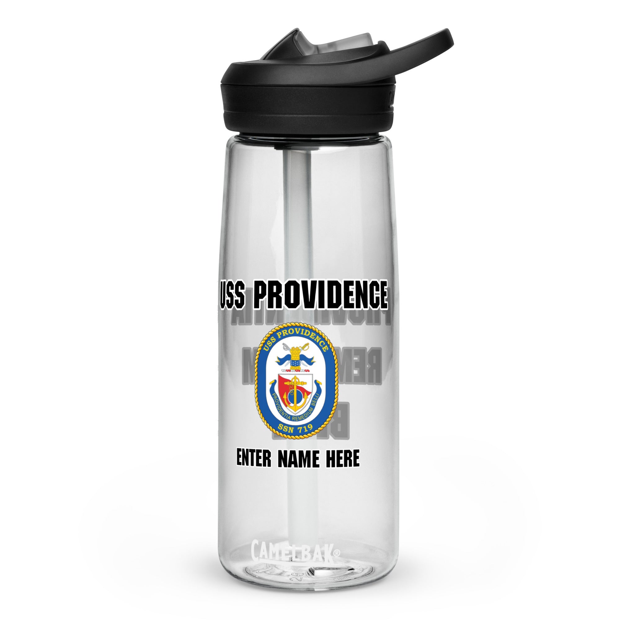 Customizable USS PROVIDENCE (SSN-719) Sports water bottle