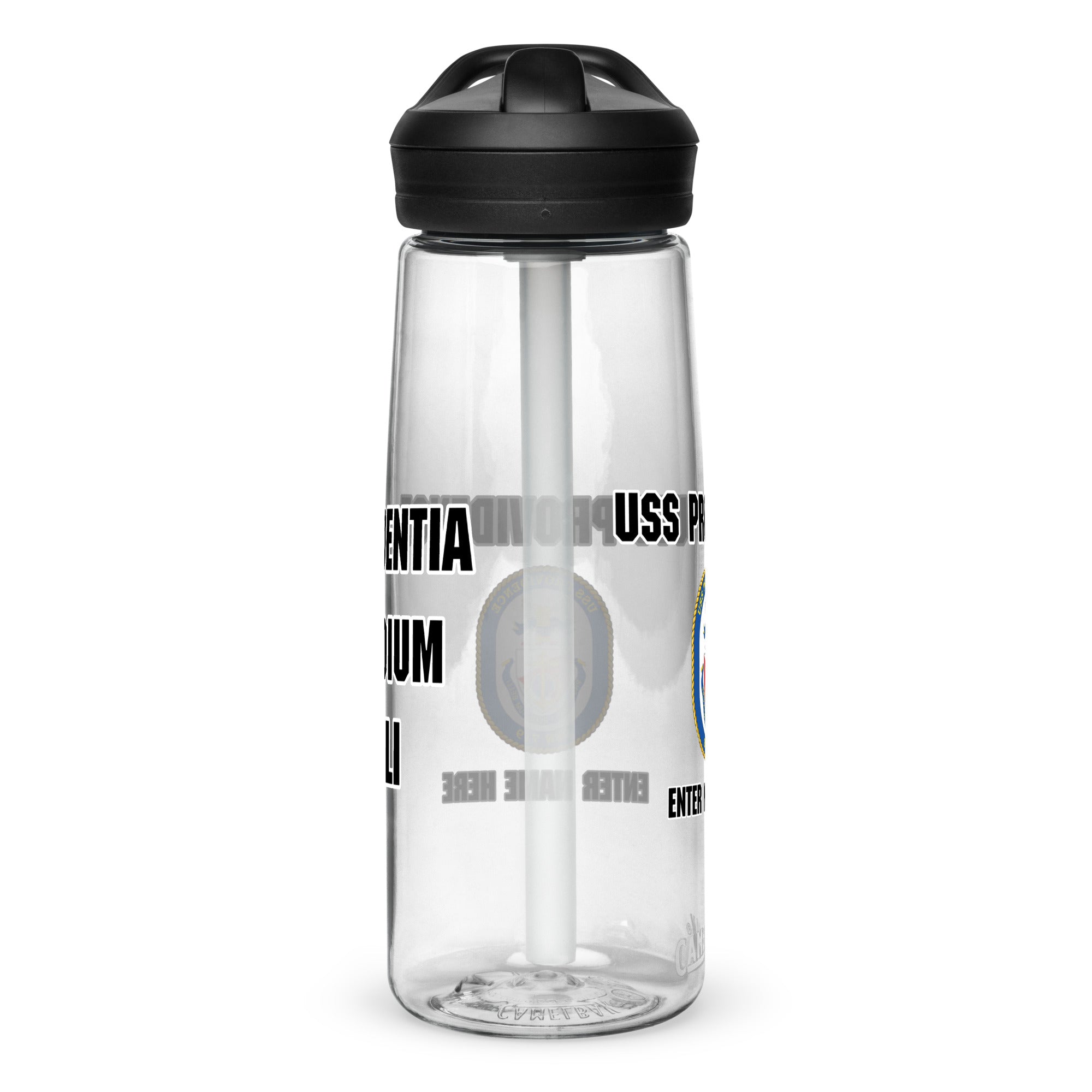Customizable USS PROVIDENCE (SSN-719) Sports water bottle