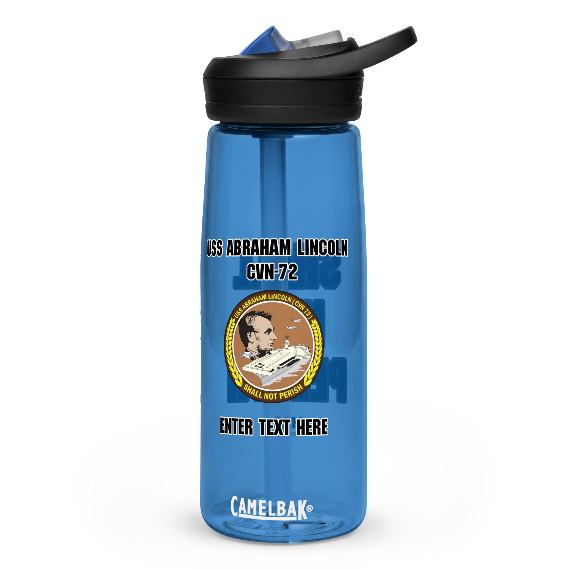 Customizable Camelbak® USS ABRAHAM LINCOLN Sports water bottle
