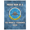 USS DWIGHT D. EISENHOWER Throw Blanket