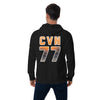 USS GEORGE H.W. BUSH SUNSET eco raglan hoodie