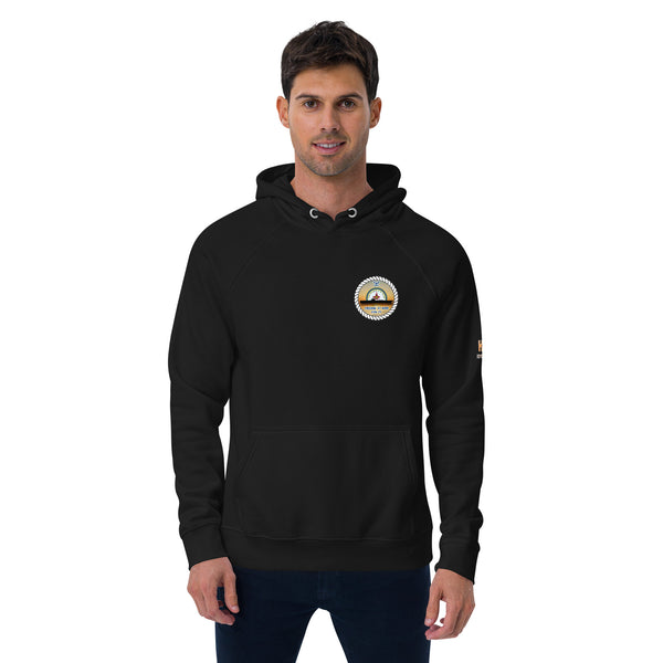 USS GEORGE H.W. BUSH SUNSET eco raglan hoodie