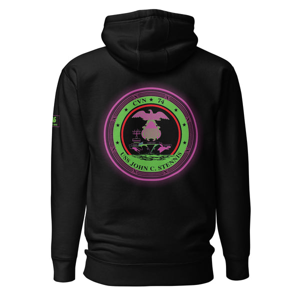 USS JOHN C. STENNIS NEON Unisex Hoodie