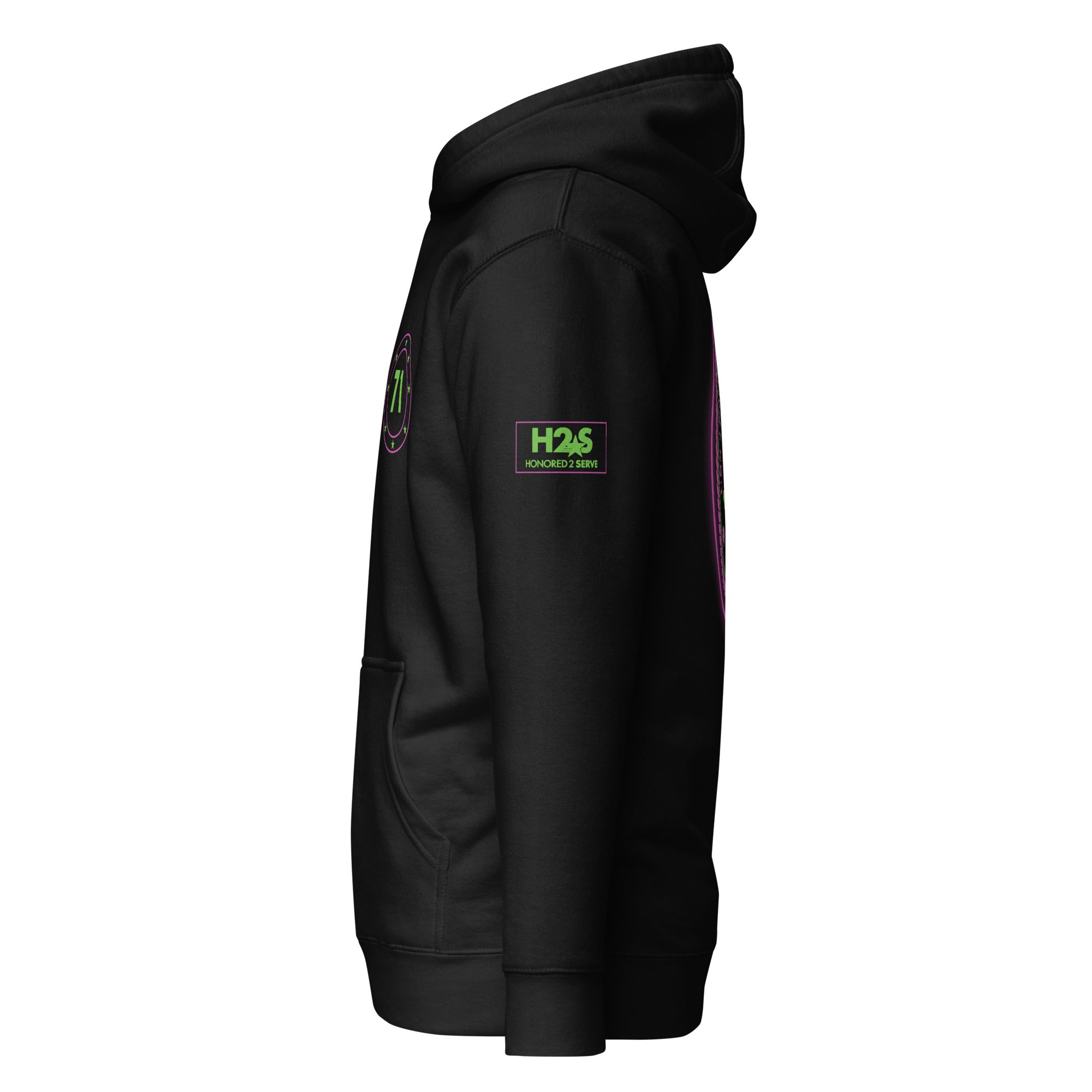 USS THEODORE ROOSEVELT NEON Unisex Hoodie