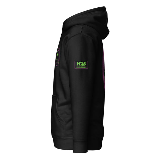 USS THEODORE ROOSEVELT NEON Unisex Hoodie
