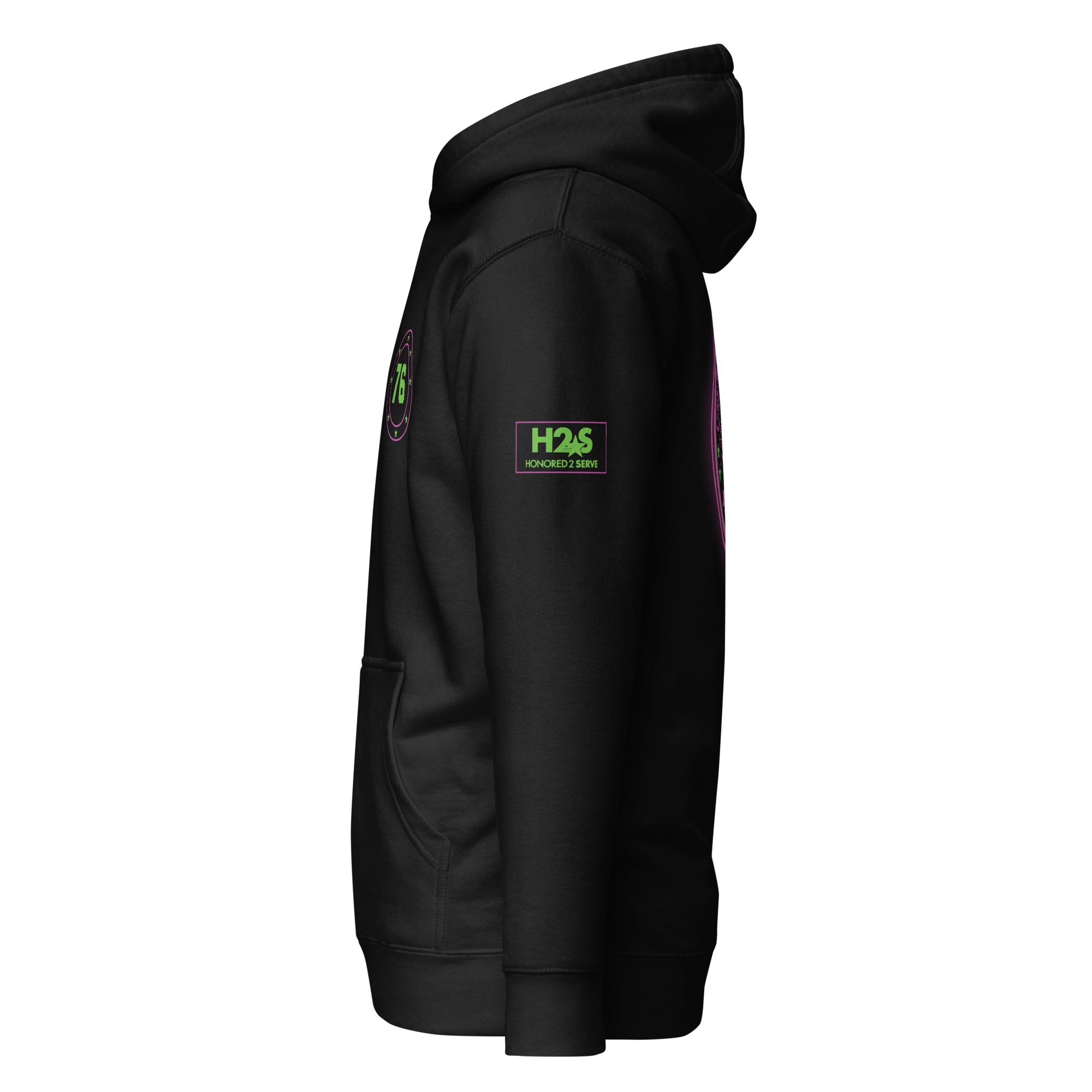 USS RONALD REAGAN NEON Unisex Hoodie