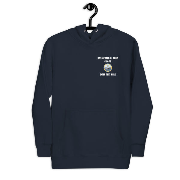 Customizable USS GERALD R. FORD Unisex Hoodie