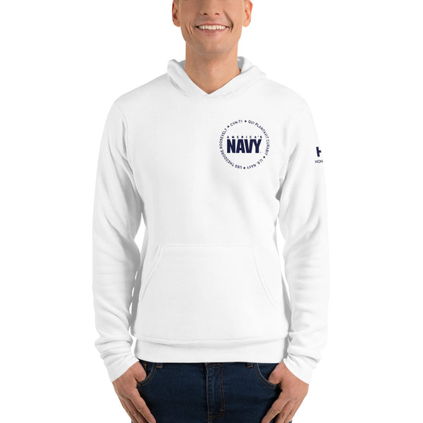 USS THEODORE ROOSEVELT America's Navy Unisex hoodie