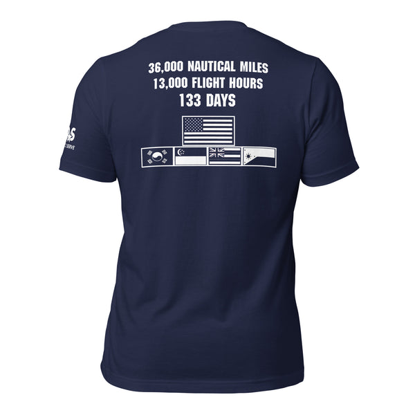 Customizable USS CARL VINSON 2023-2024 Deployment Unisex t-shirt