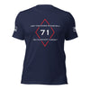 USS THEODORE ROOSEVELT DIAMOND Unisex t-shirt