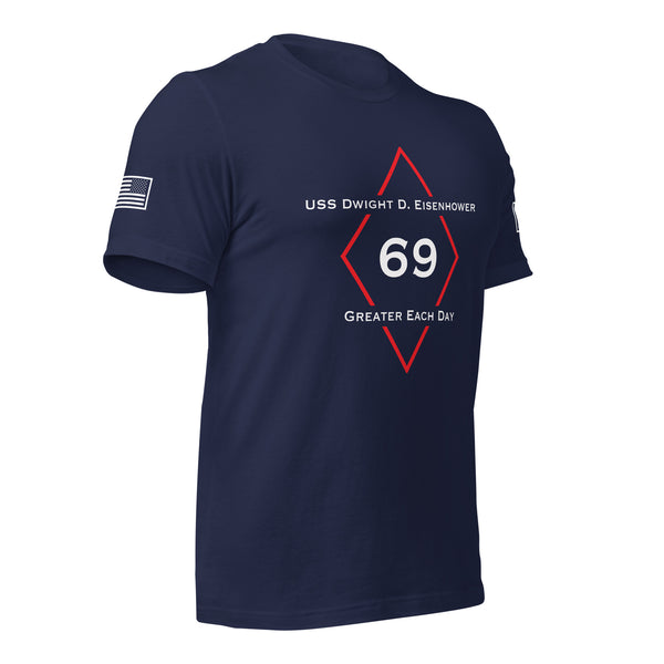 USS DWIGHT D. EISENHOWER DIAMOND Unisex t-shirt