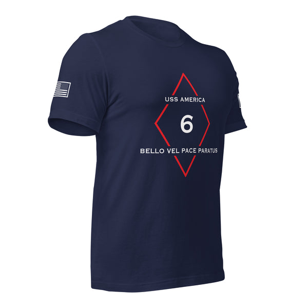 USS AMERICA DIAMOND Unisex t-shirt