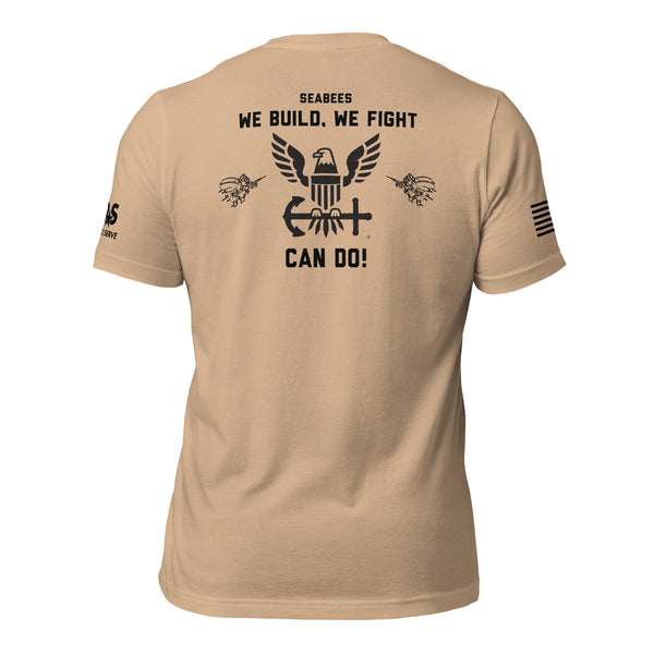 U.S. Navy SEABEES Desert Tan Unisex t-shirt