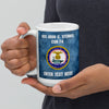 Customizable USS JOHN C. STENNIS White glossy mug