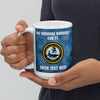 Customizable USS THEODORE ROOSEVELT White glossy mug