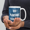 Customizable USS THEODORE ROOSEVELT White glossy mug