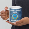 Customizable USS DWIGHT D. EISENHOWER White glossy mug