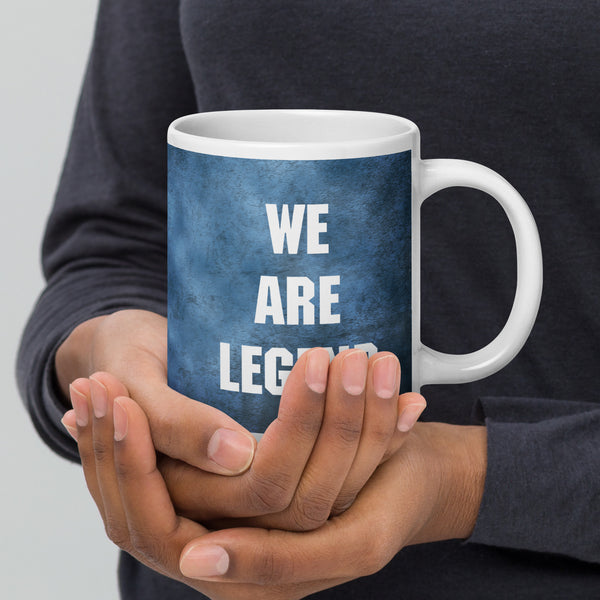 Customizable USS ENTERPRISE White glossy mug