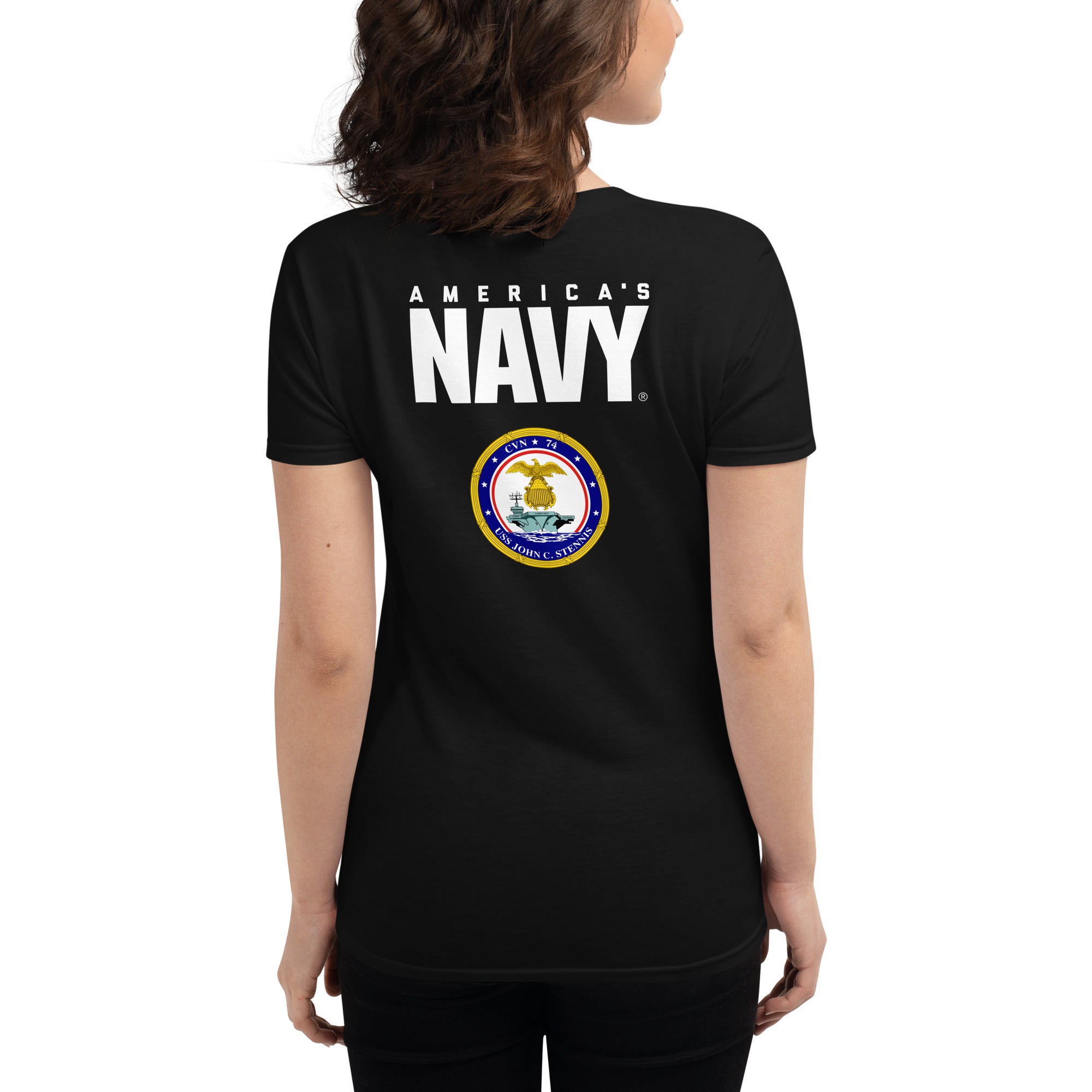 USS JOHN C. STENNIS Proud Women's t-shirt