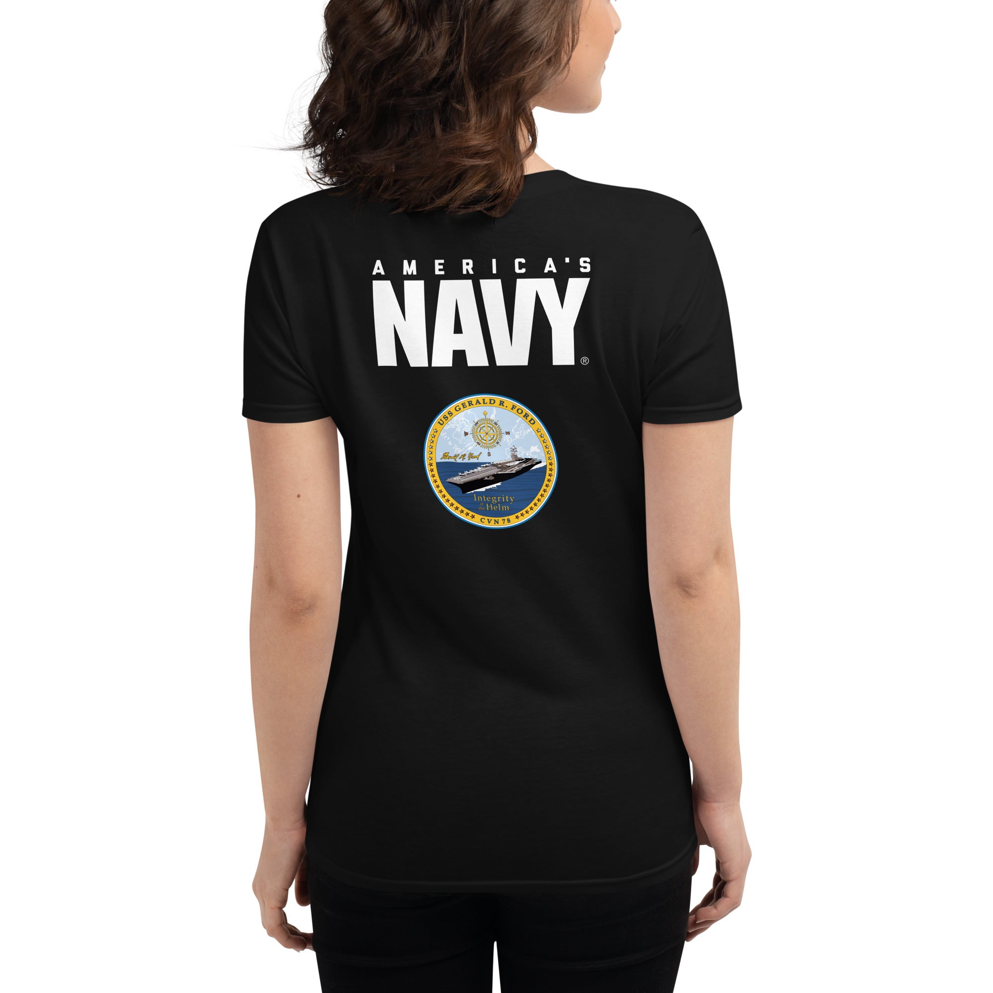 USS GERALD R. FORD Proud Women's t-shirt