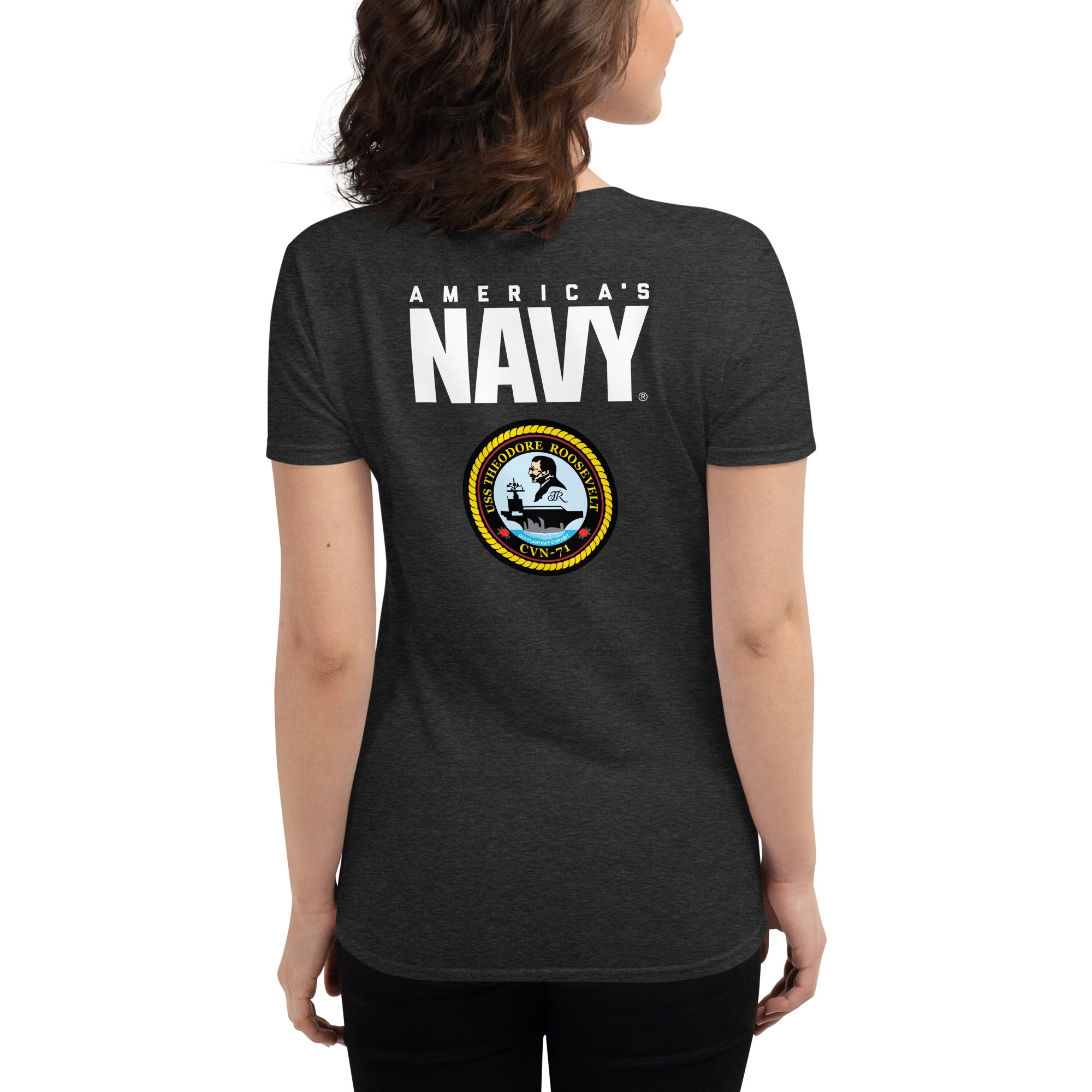 USS THEODORE ROOSEVELT Proud Women's t-shirt