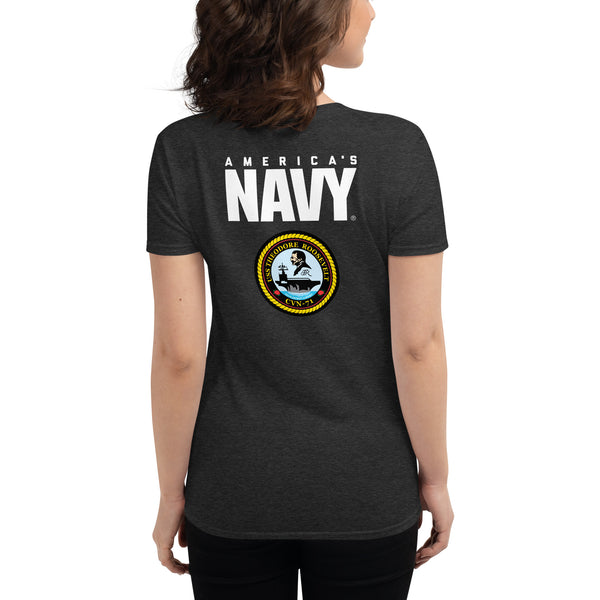 USS THEODORE ROOSEVELT Proud Women's t-shirt
