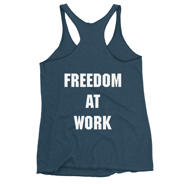 USS GEORGE H.W. BUSH Women's Racerback Tank