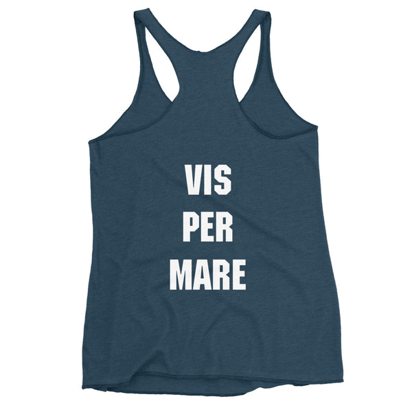 USS CARL VINSON Women's Racerback Tank