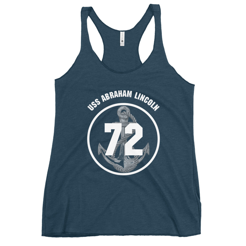 USS ABRAHAM LINCOLN Women's Racerback Tank