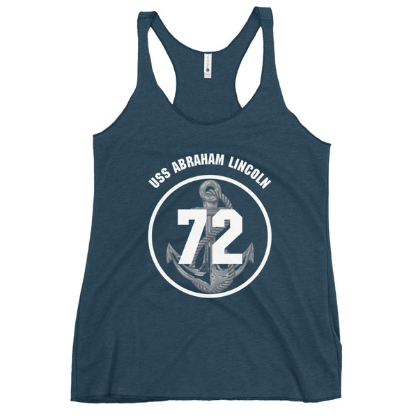 USS ABRAHAM LINCOLN Women's Racerback Tank