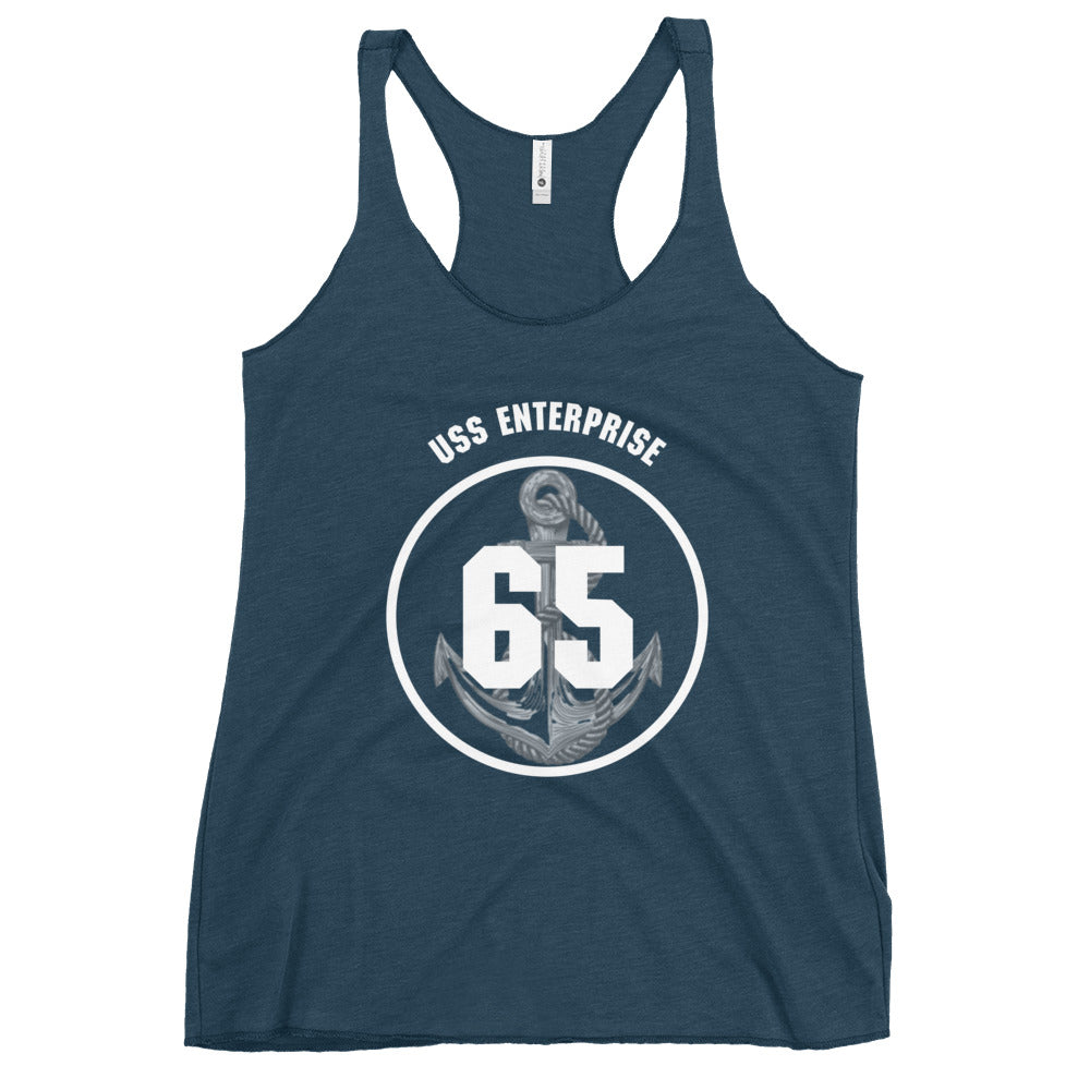 USS ENTERPRISE Women's Racerback Tank