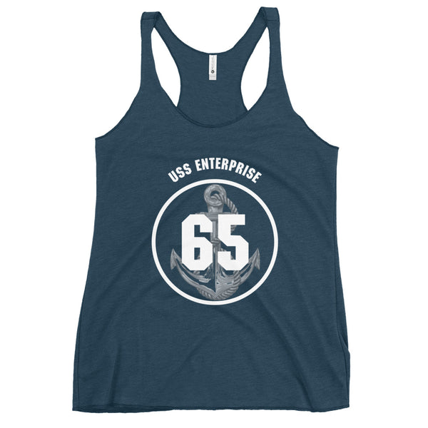 USS ENTERPRISE Women's Racerback Tank