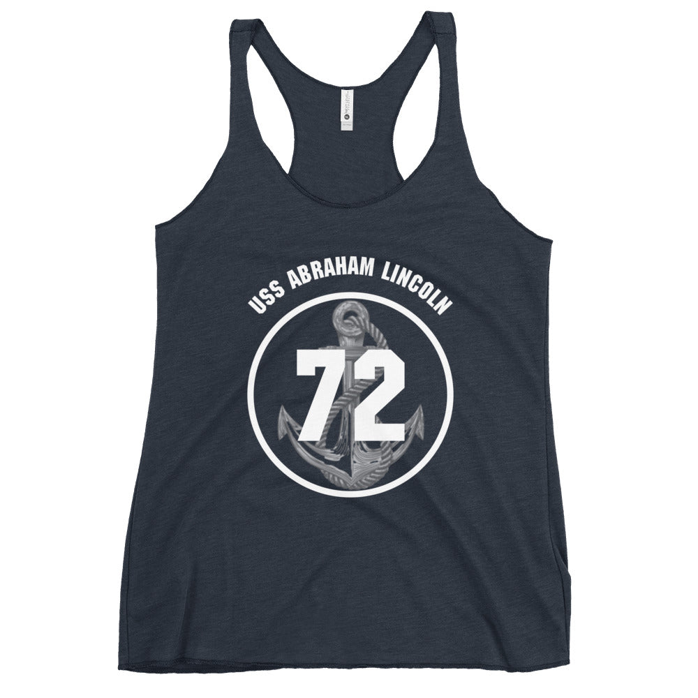 USS ABRAHAM LINCOLN Women's Racerback Tank