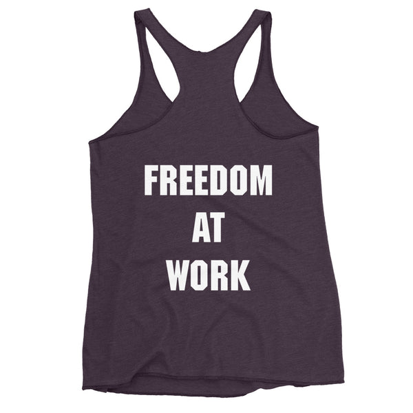 USS GEORGE H.W. BUSH Women's Racerback Tank
