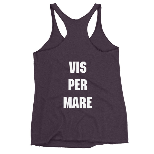 USS CARL VINSON Women's Racerback Tank