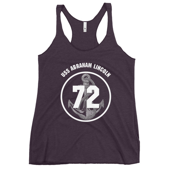 USS ABRAHAM LINCOLN Women's Racerback Tank