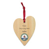USS GEORGE H.W. BUSH Wooden Ornaments