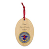 USS CARL VINSON Wooden Ornaments