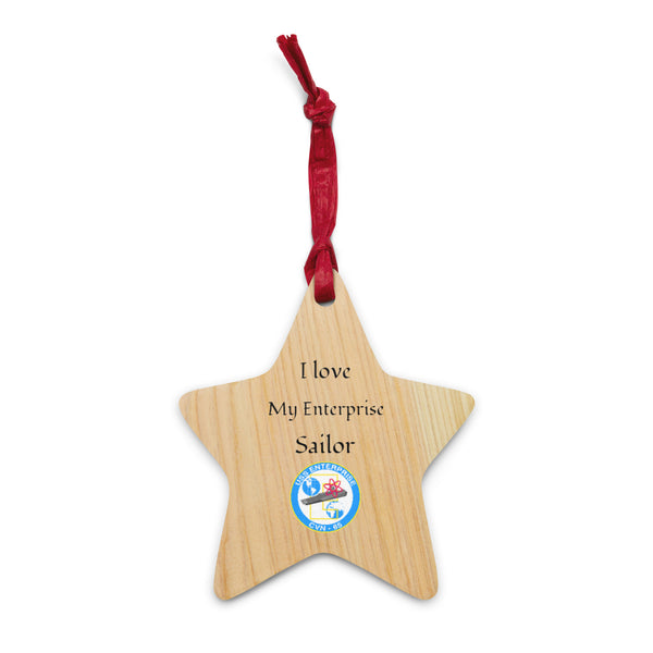 USS ENTERPRISE Wooden ornaments
